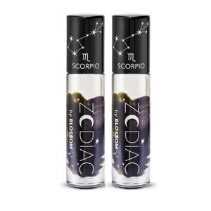 Blossom Zodiac Scorpio Vanilla Scented Moisturizing Roll On Lip Gloss 2 Pack
